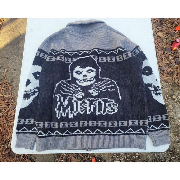 Misfits Cardigan Sweater XL - Picture 5 of 10